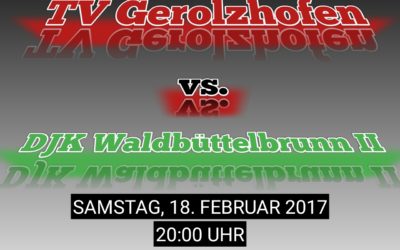 Heimspiel gegen Waldbüttelbrunn II