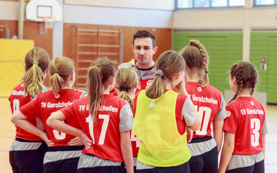 D weiblich: TV Gerolzhofen – SG DJK Rimpar 14:14 (7:6)