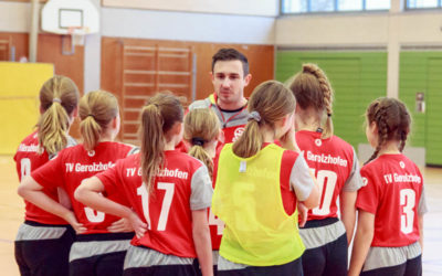 D weiblich: TV Gerolzhofen – SG DJK Rimpar 14:14 (7:6)