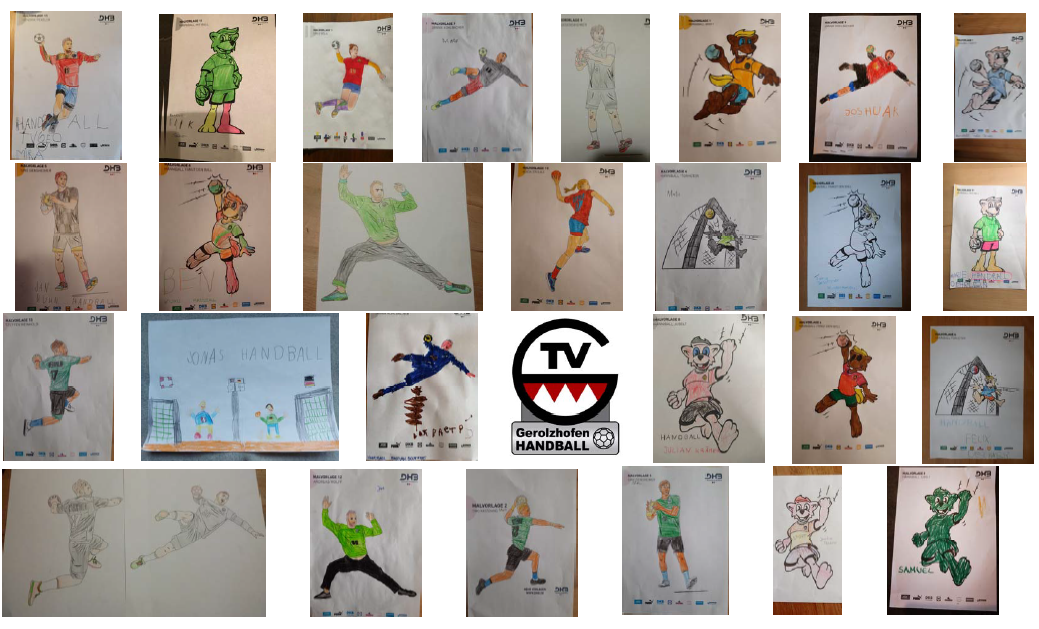 Malaktion der TV Geo Handballabteilung