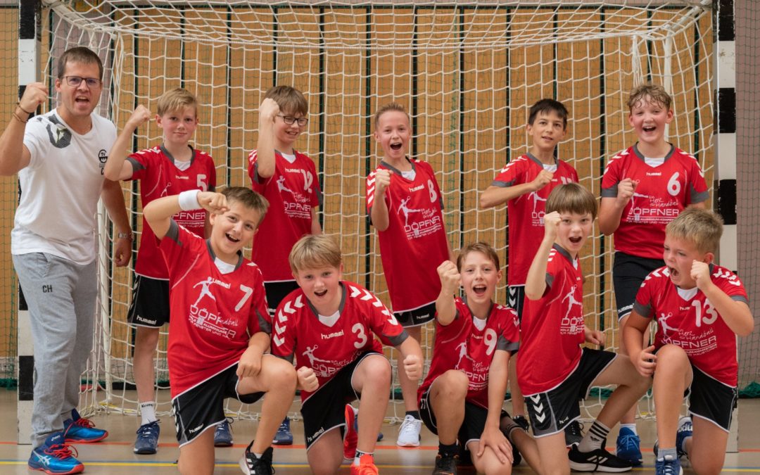 Erstes Spiel – erster Sieg der männlichen D-Jugend