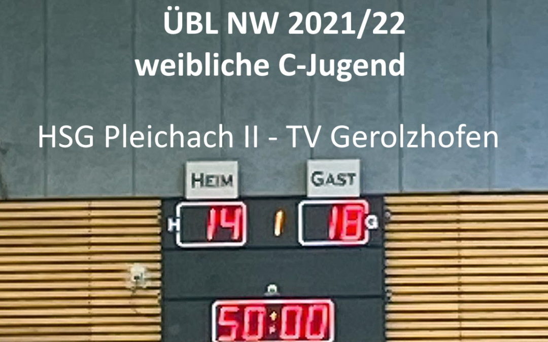 C-Jugend weibl – Neustart gelungen